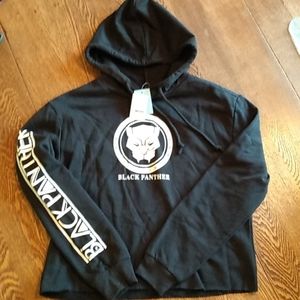 New ladies black panther hoodie